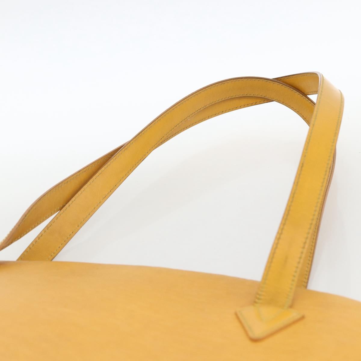 Louis Vuitton Lussac Handbag Epi Leather Yellow Leather Shoulder Bag Bag (Pre-Owned)