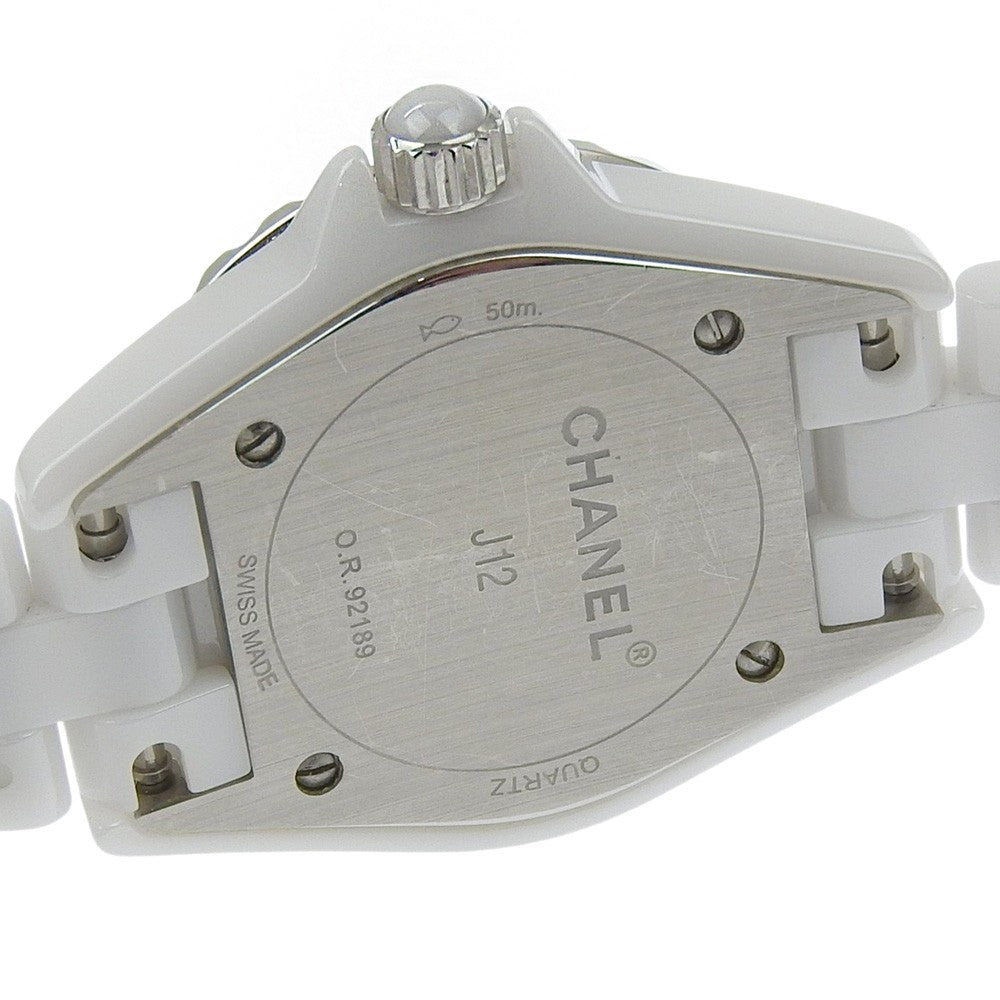 Chanel J12 Automatic Watch Ceramic And Stainless Steel With Diamond Markers And Mother Of Pearl Watch (Pre-Owned)