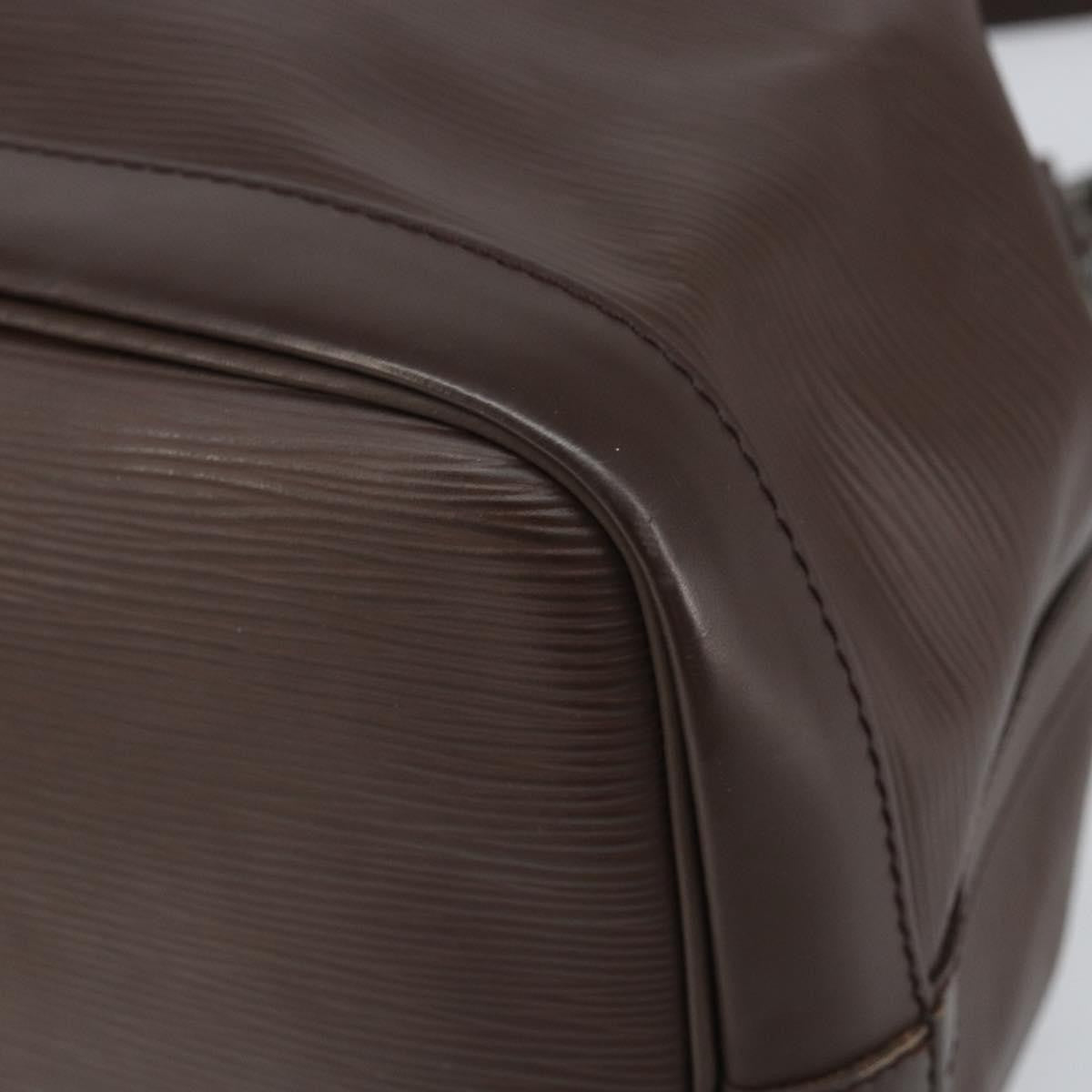 Louis Vuitton Noe Handbag Epi Leather Brown Leather Shoulder Bag Bag (Pre-Owned)