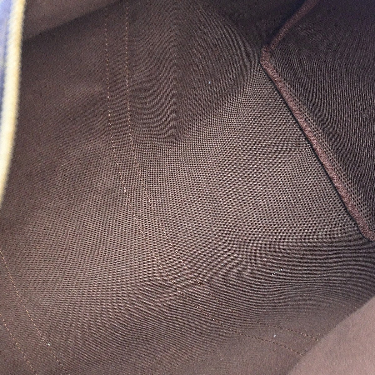 Louis Vuitton Keepall Bag Monogram Canvas Brown Canvas Travel Bag Bag (Pre-Owned)