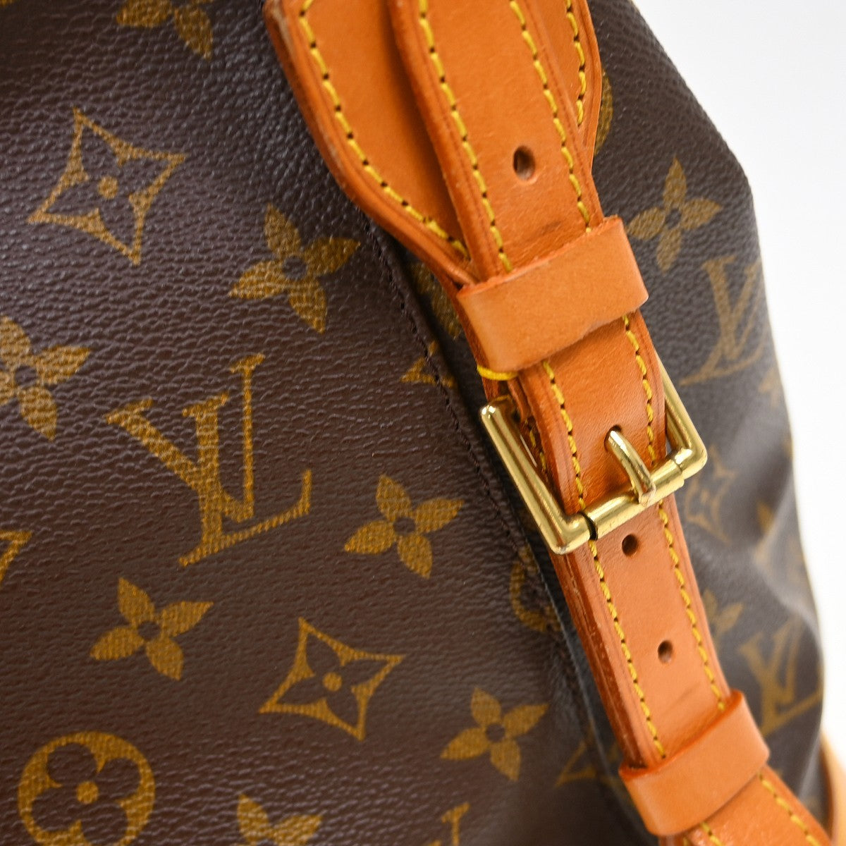 Louis Vuitton Vintage Montsouris Backpack Monogram Canvas Brown Canvas Backpack Bag (Pre-Owned)