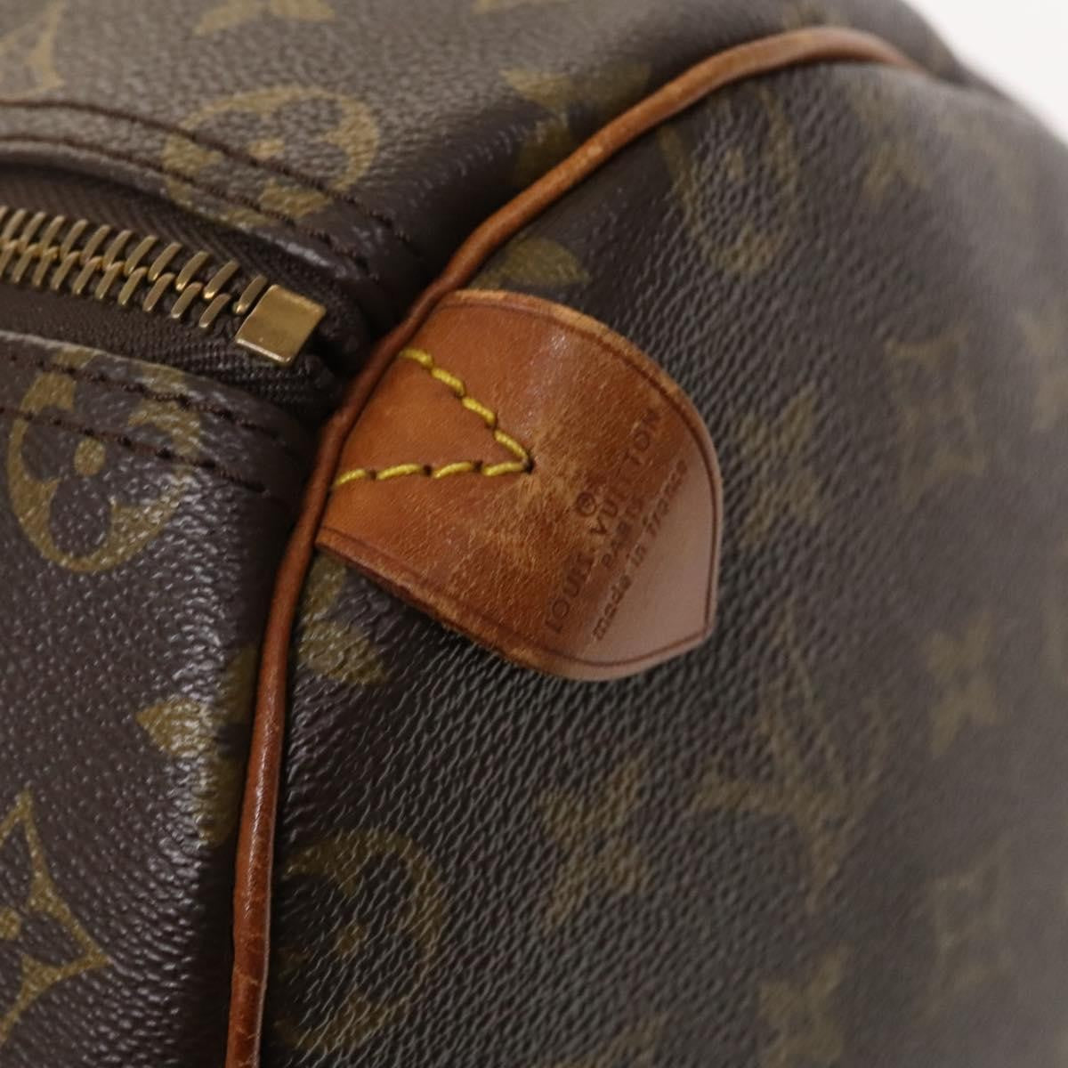 Louis Vuitton Keepall Bag Monogram Canvas Brown Canvas Travel Bag Bag (Pre-Owned)