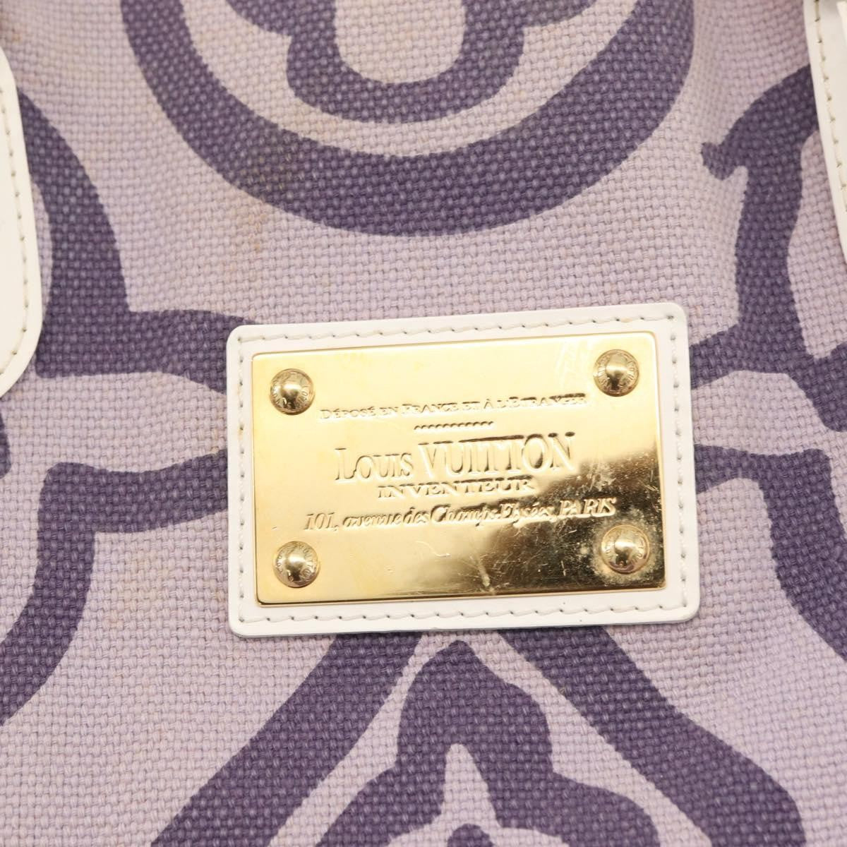 Louis Vuitton Tahitienne Cabas Canvas Purple Canvas Tote Bag Bag (Pre-Owned)