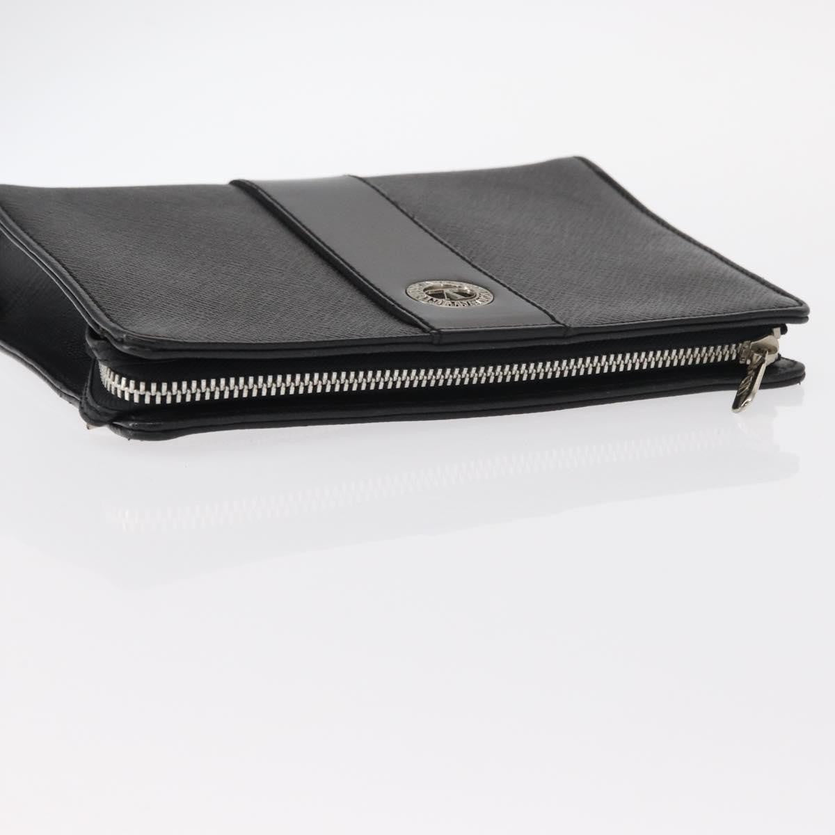 Valentino Garavani Pochette Leather Black Leather Clutche & Pouche Bag (Pre-Owned)
