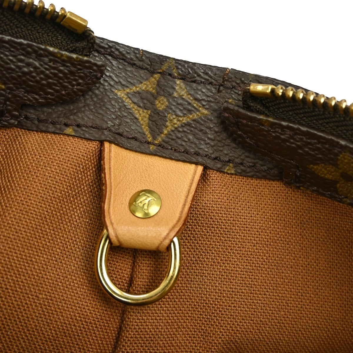 Louis Vuitton Cabas Mezzo Monogram Canvas Brown Canvas Tote Bag Bag (Pre-Owned)