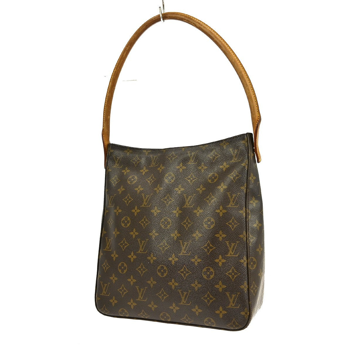 Louis Vuitton Monogram Looping Handbag Monogram Canvas Brown Canvas Shoulder Bag Bag (Pre-Owned)