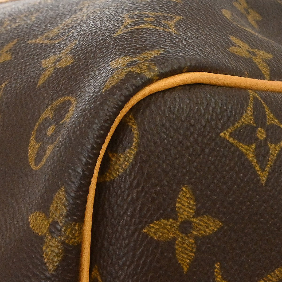 Louis Vuitton Keepall Bandouliere Bag Monogram Canvas Brown Canvas Travel Bag Bag (Pre-Owned)
