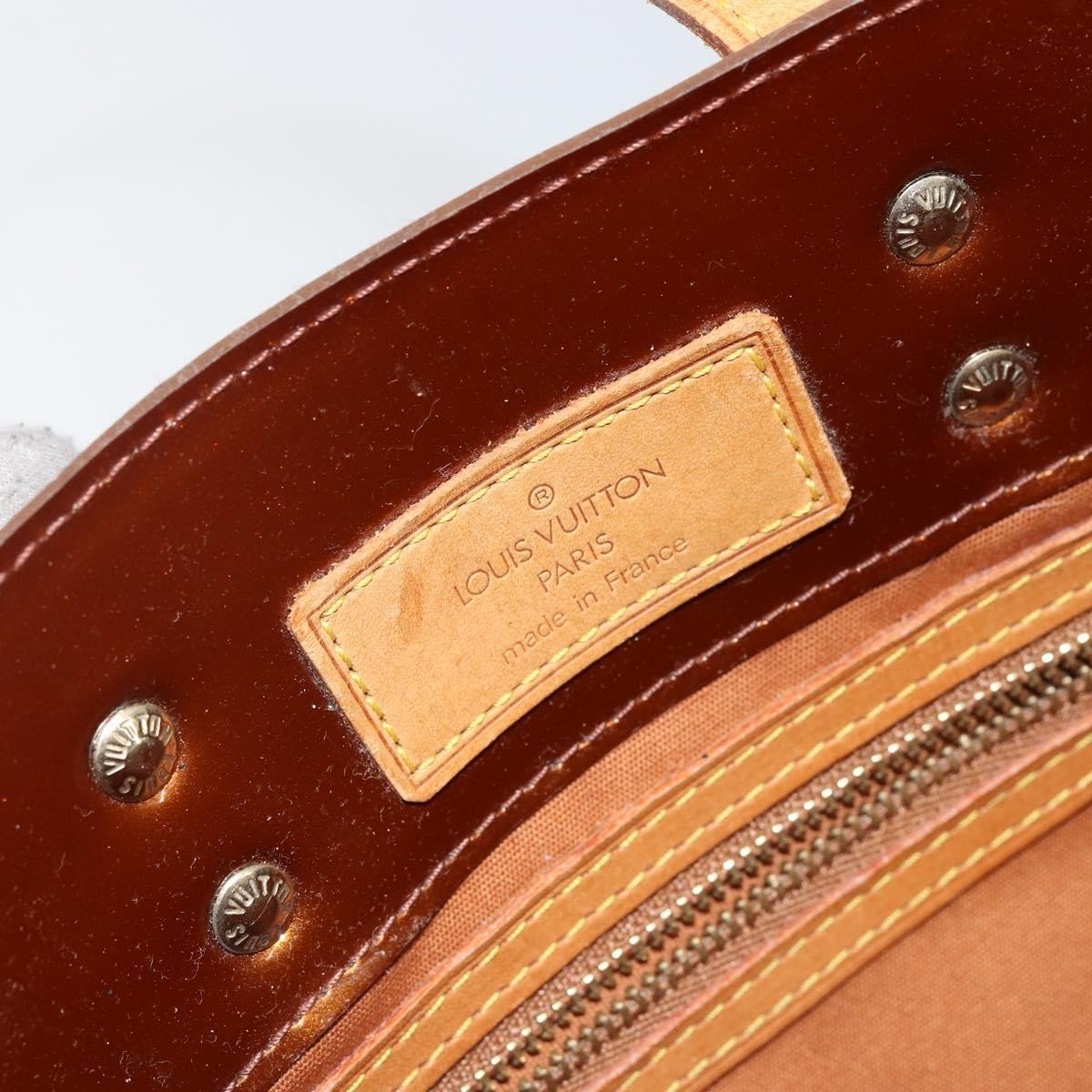 Louis Vuitton Reade Handbag Monogram Vernis Brown Patent_Leather Handbag (Pre-Owned)