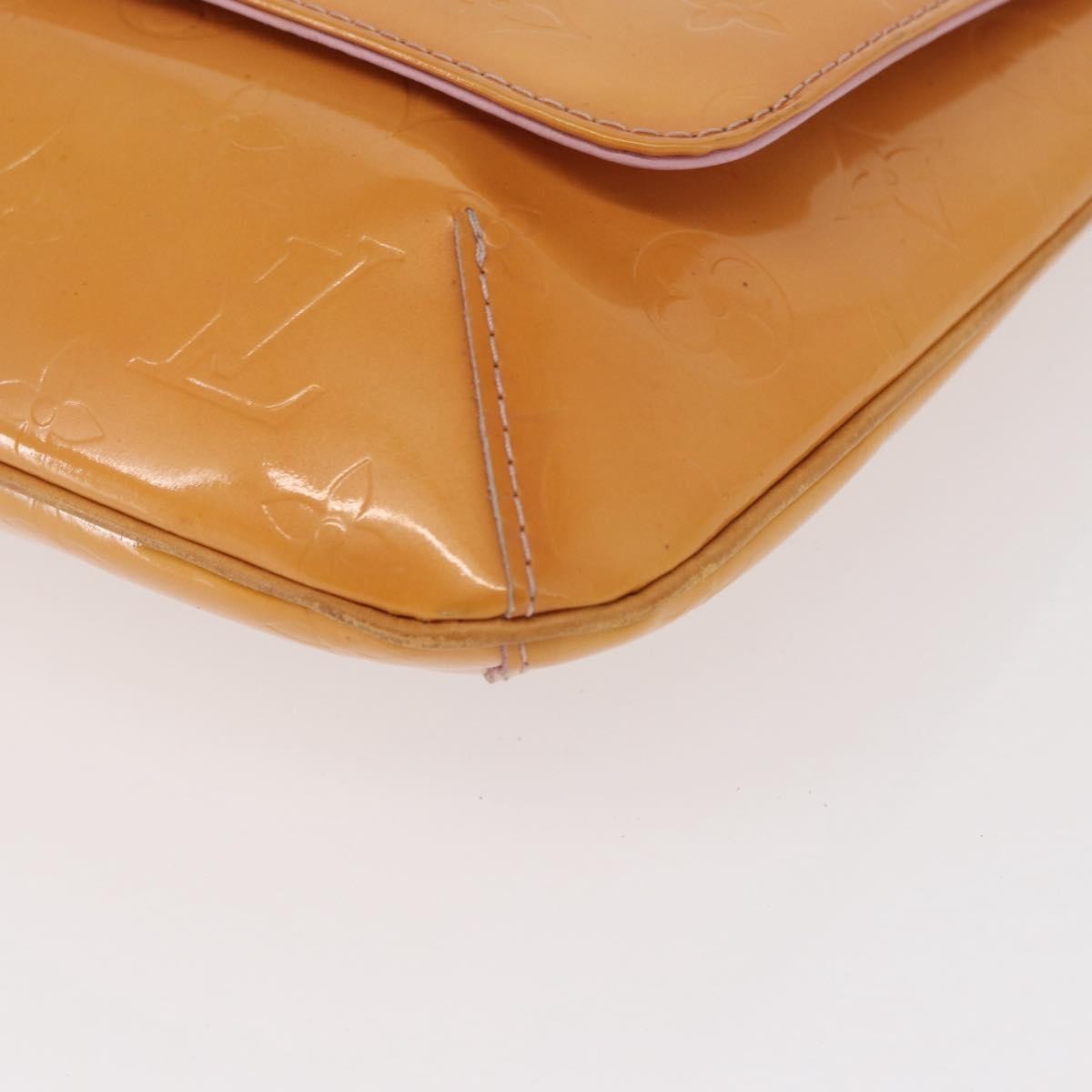 Louis Vuitton Thompson Street Handbag Monogram Vernis Yellow Patent_Leather Shoulder Bag Bag (Pre-Owned)