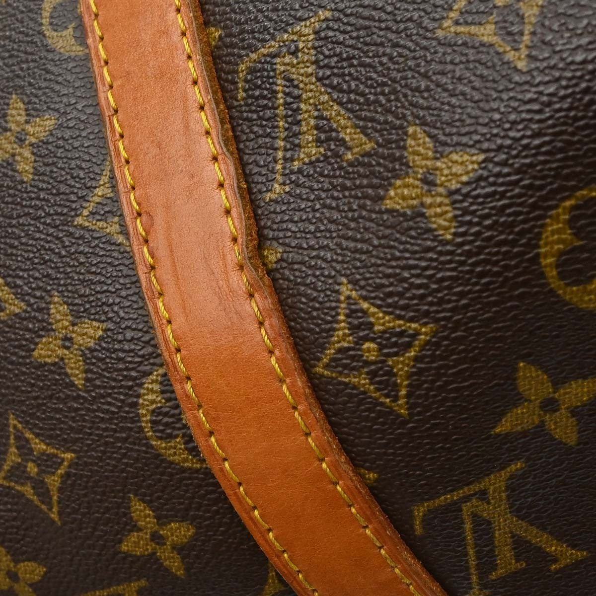Louis Vuitton Keepall Bag Monogram Canvas Brown Canvas Travel Bag Bag (Pre-Owned)