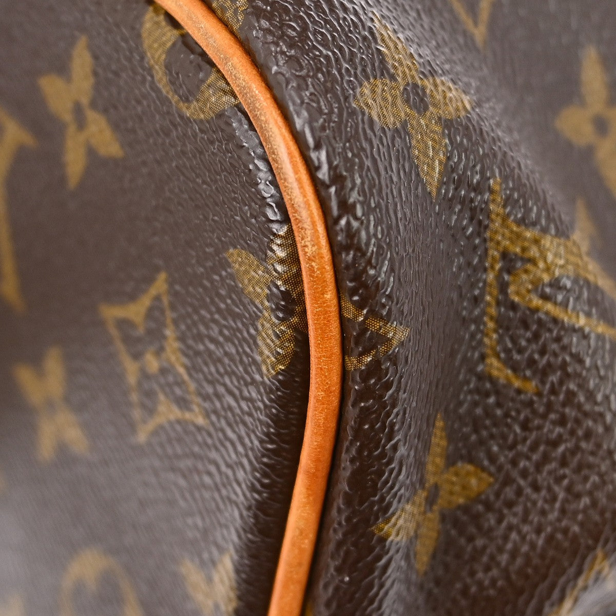 Louis Vuitton Palermo Handbag Monogram Canvas Brown Canvas Tote Bag Bag (Pre-Owned)