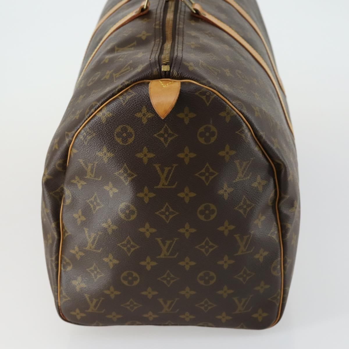 Louis Vuitton Keepall Bag Monogram Canvas Brown Canvas Travel Bag Bag (Pre-Owned)