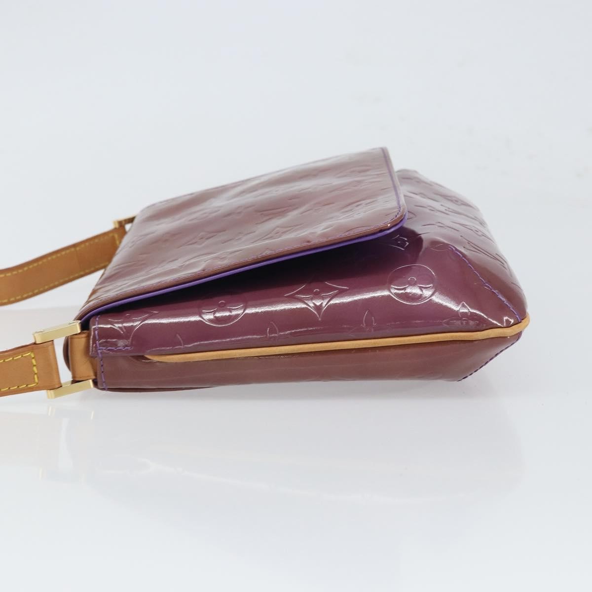 Louis Vuitton Thompson Street Handbag Monogram Vernis Purple Patent_Leather Shoulder Bag Bag (Pre-Owned)