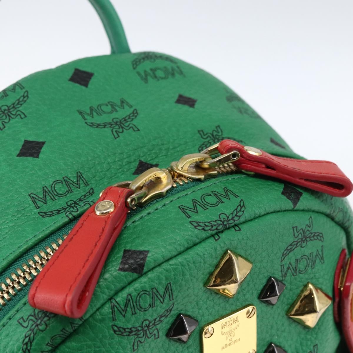 MCM Vintage Vicetos Backpack Pvc Leather Multicolour Pvc Backpack Bag (Pre-Owned)