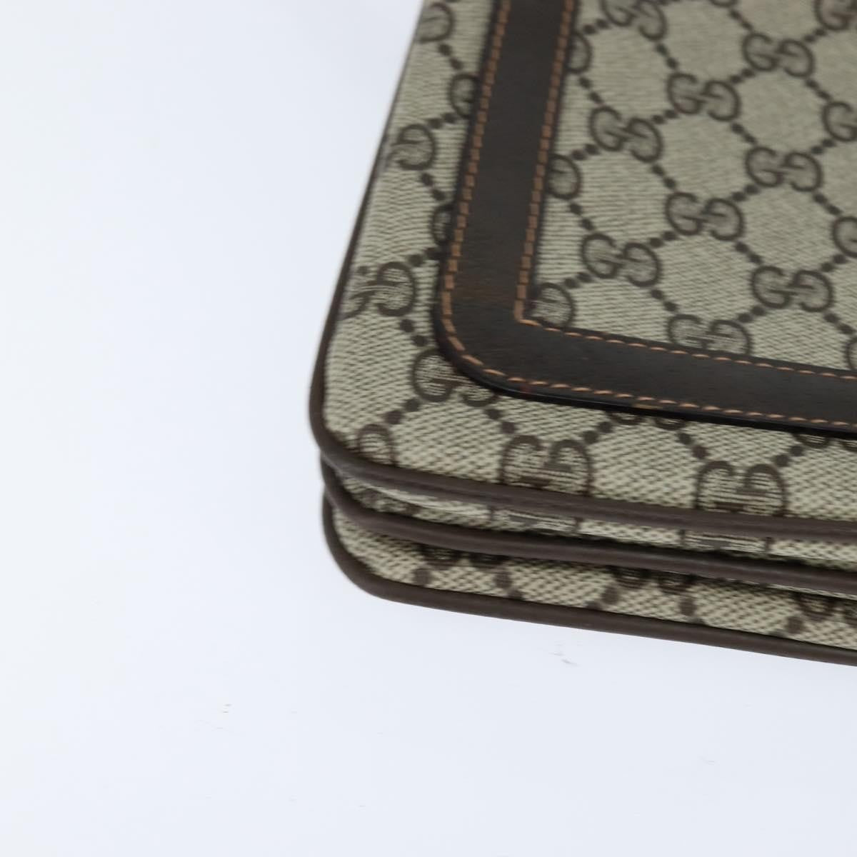 Gucci Ophidia Zip Shoulder Bag Gg Coated Canvas Beige Canvas Shoulder Bag Bag (Pre-Owned)