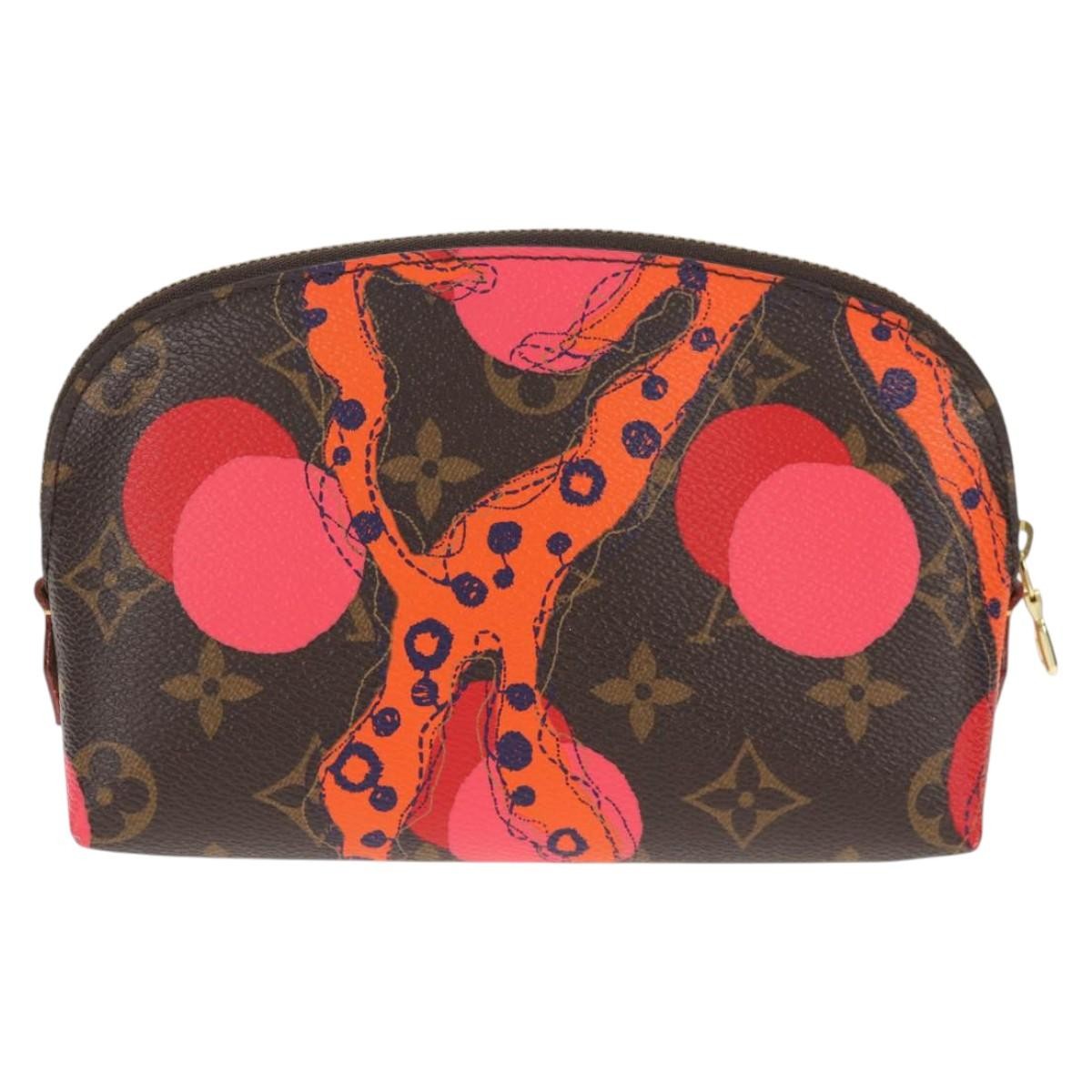 Louis Vuitton Cosmetic Pouch Limited Edition Monogram Jungle Dots Brown Canvas Bag (Pre-Owned)