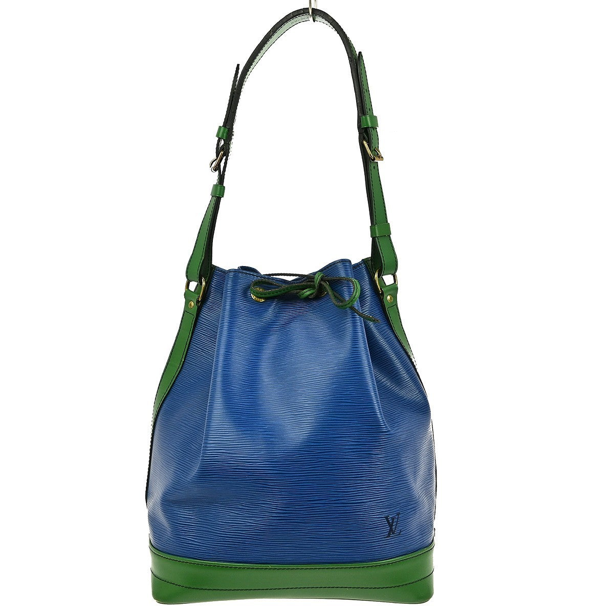 Louis Vuitton Bicolor Noe Handbag Epi Leather Blue Leather Shoulder Bag Bag (Pre-Owned)