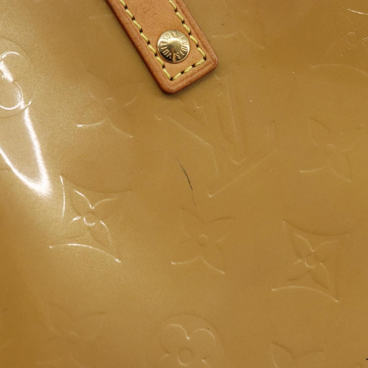 Louis Vuitton Reade Handbag Monogram Vernis Beige Patent_Leather Handbag (Pre-Owned)