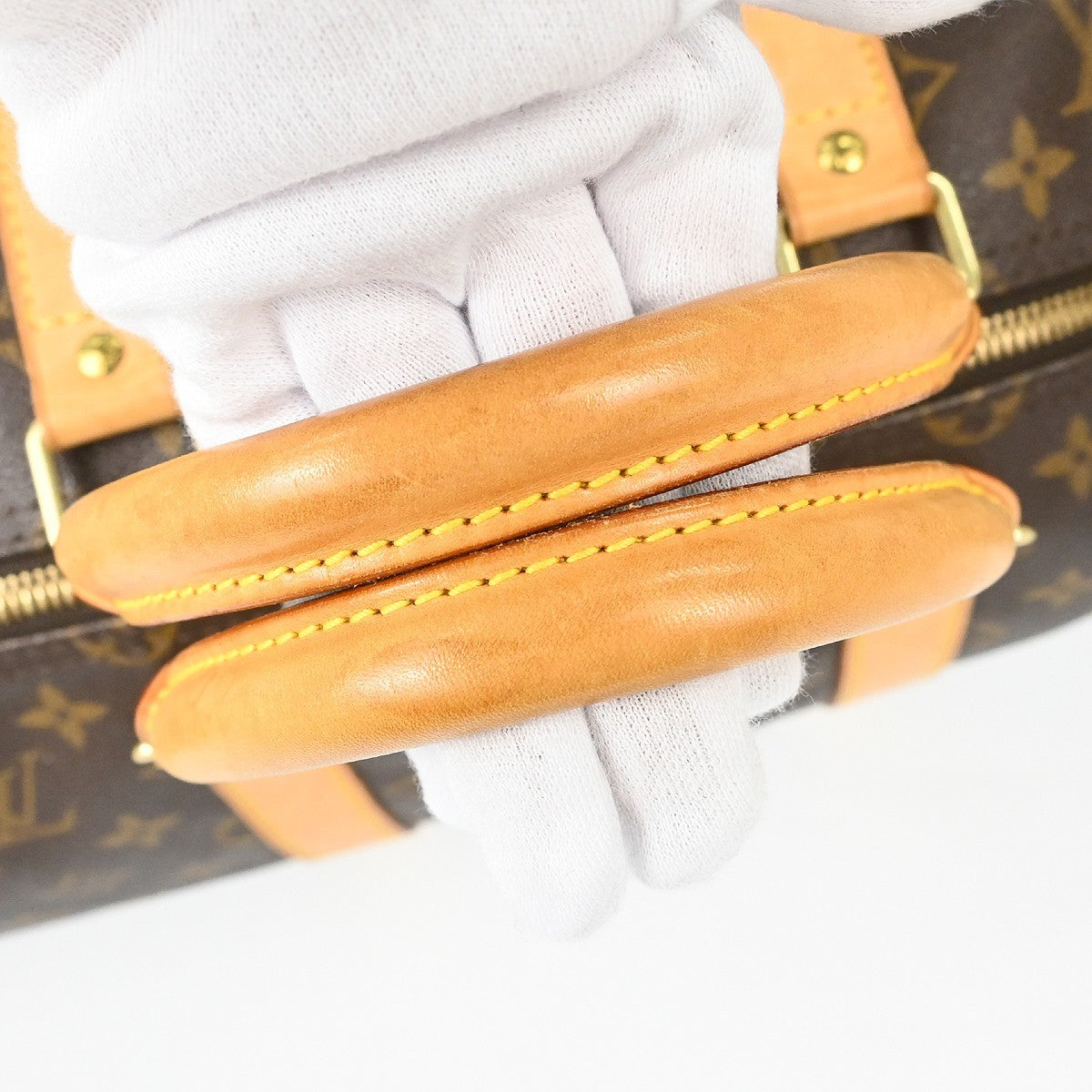 Louis Vuitton Keepall Bag Monogram Canvas Brown Canvas Travel Bag Bag (Pre-Owned)