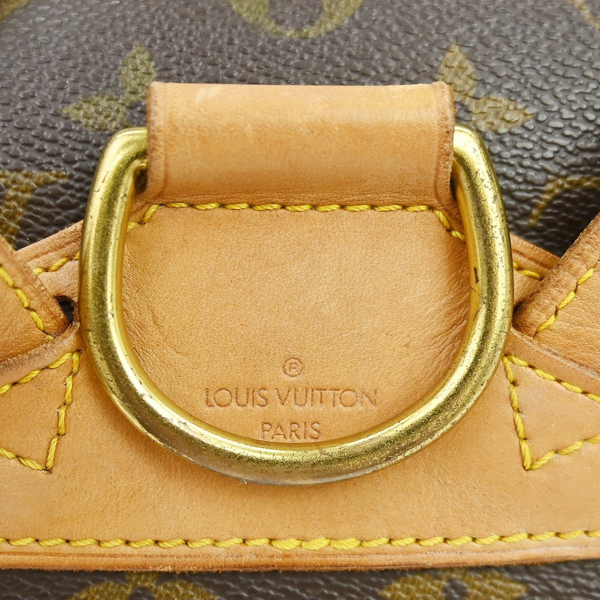 Louis Vuitton Montsouris Backpack Monogram Canvas Brown Canvas Backpack Bag (Pre-Owned)