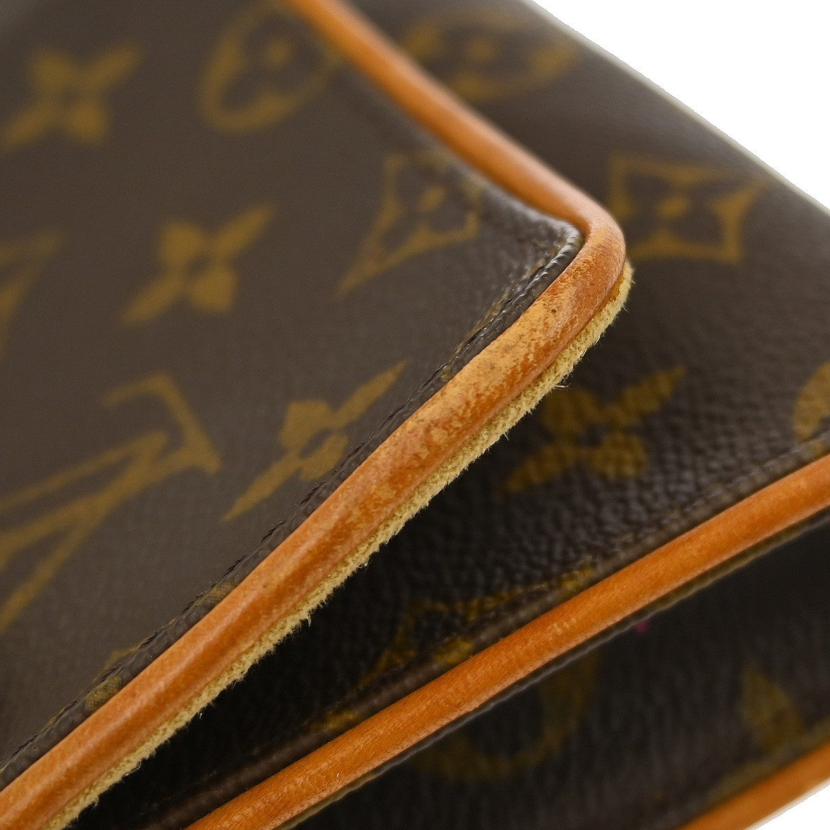 Louis Vuitton Twin Handbag Monogram Canvas Brown Canvas Clutche & Pouche Bag (Pre-Owned)