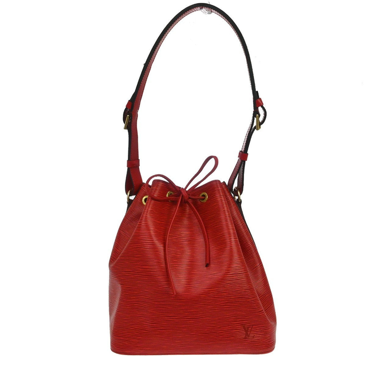 Louis Vuitton Noe Handbag Epi Leather Red Leather Shoulder Bag Bag (Pre-Owned)