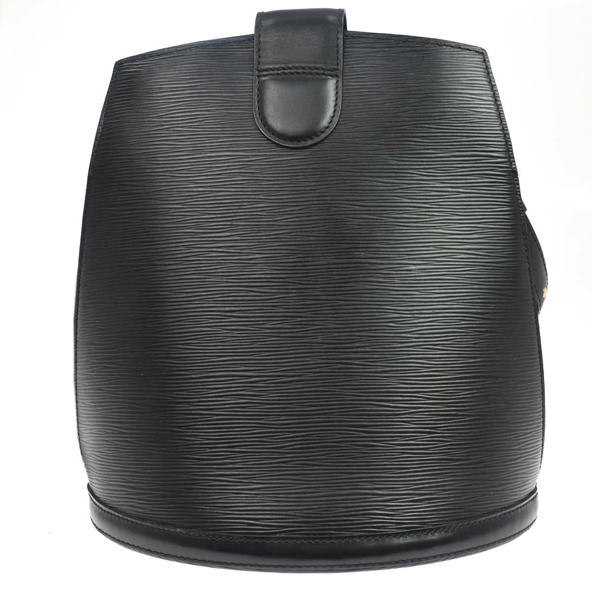 Louis Vuitton Cluny Shoulder Bag Epi Leather Black Leather Shoulder Bag Bag (Pre-Owned)