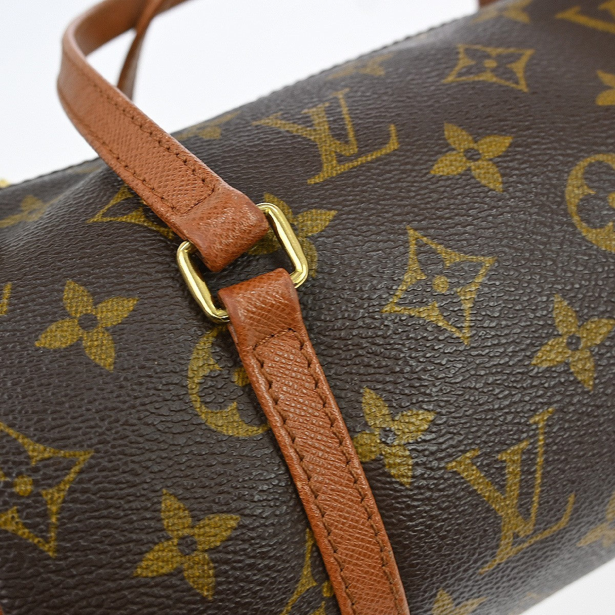 Louis Vuitton Papillon Handbag Monogram Canvas Brown Canvas Handbag (Pre-Owned)