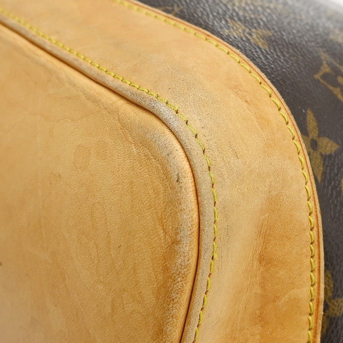 Louis Vuitton Lockit Handbag Monogram Canvas Brown Canvas Shoulder Bag Bag (Pre-Owned)