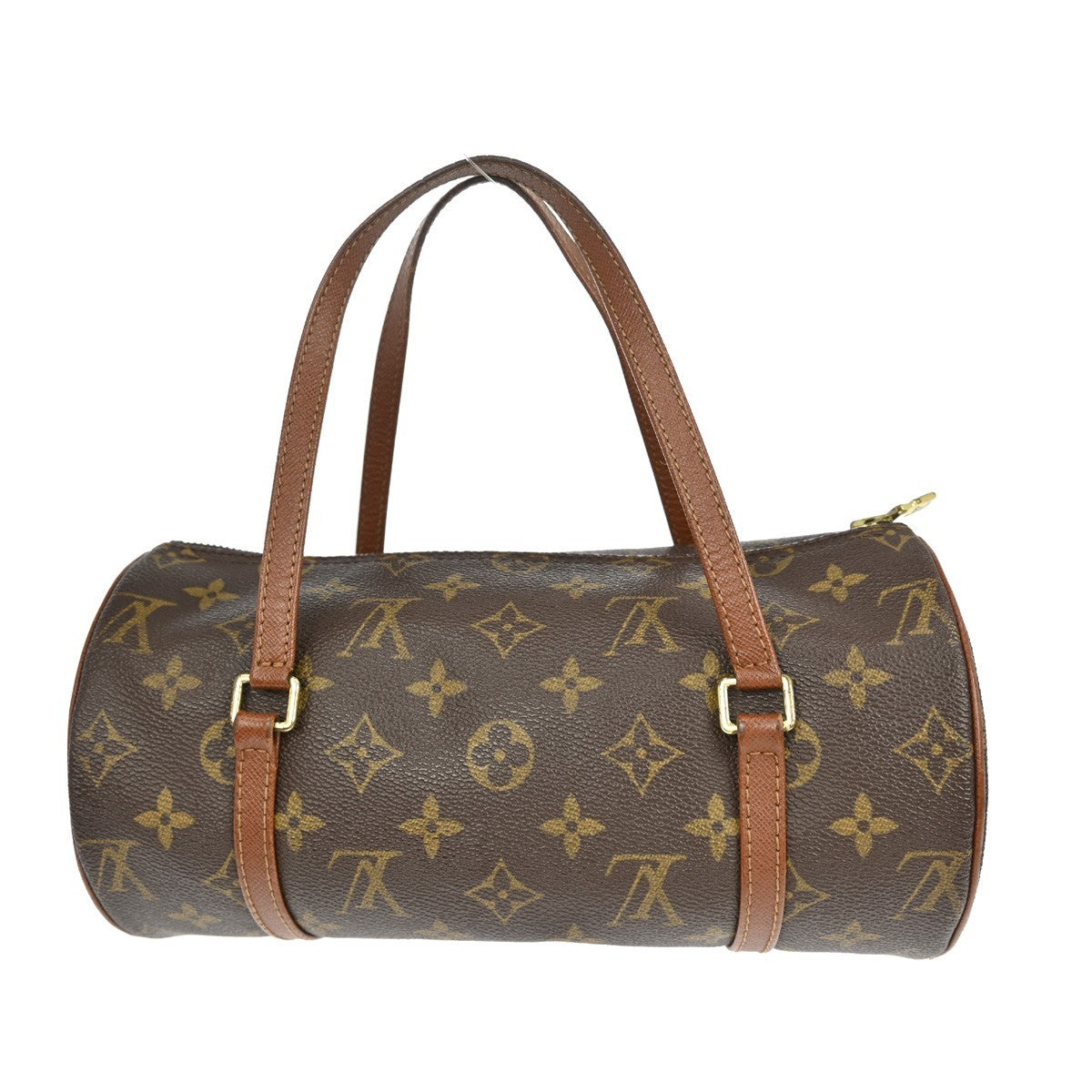Louis Vuitton Papillon Handbag Monogram Canvas Brown Canvas Handbag (Pre-Owned)