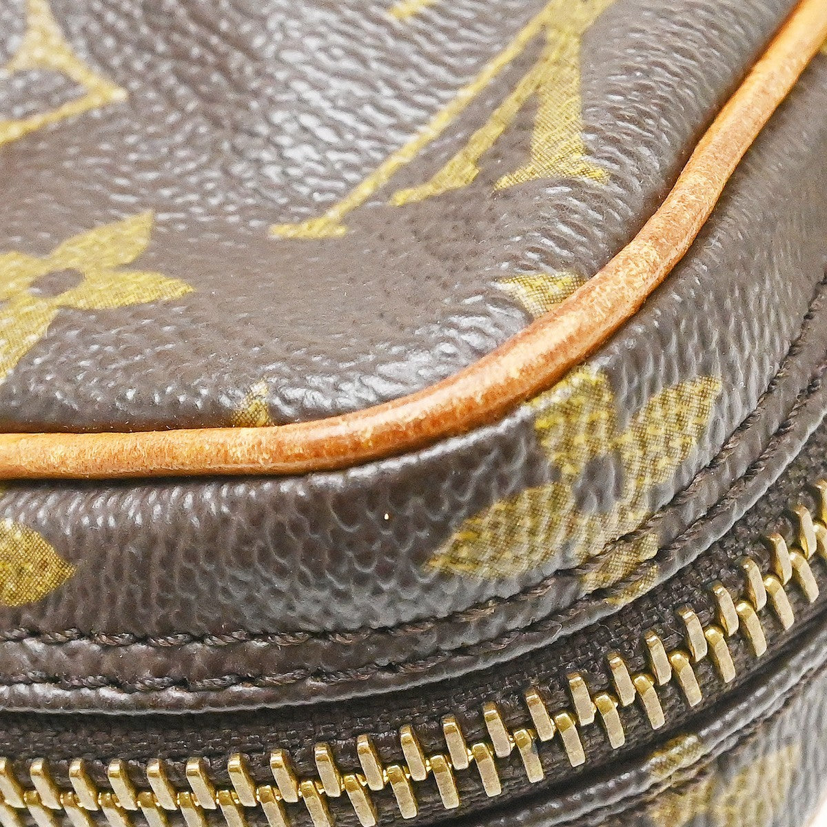Louis Vuitton Danube Handbag Monogram Canvas Brown Canvas Shoulder Bag Bag (Pre-Owned)