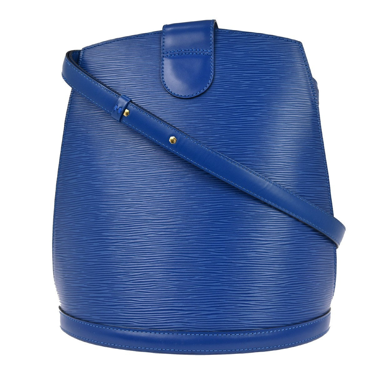 Louis Vuitton Cluny Shoulder Bag Epi Leather Blue Leather Shoulder Bag Bag (Pre-Owned)