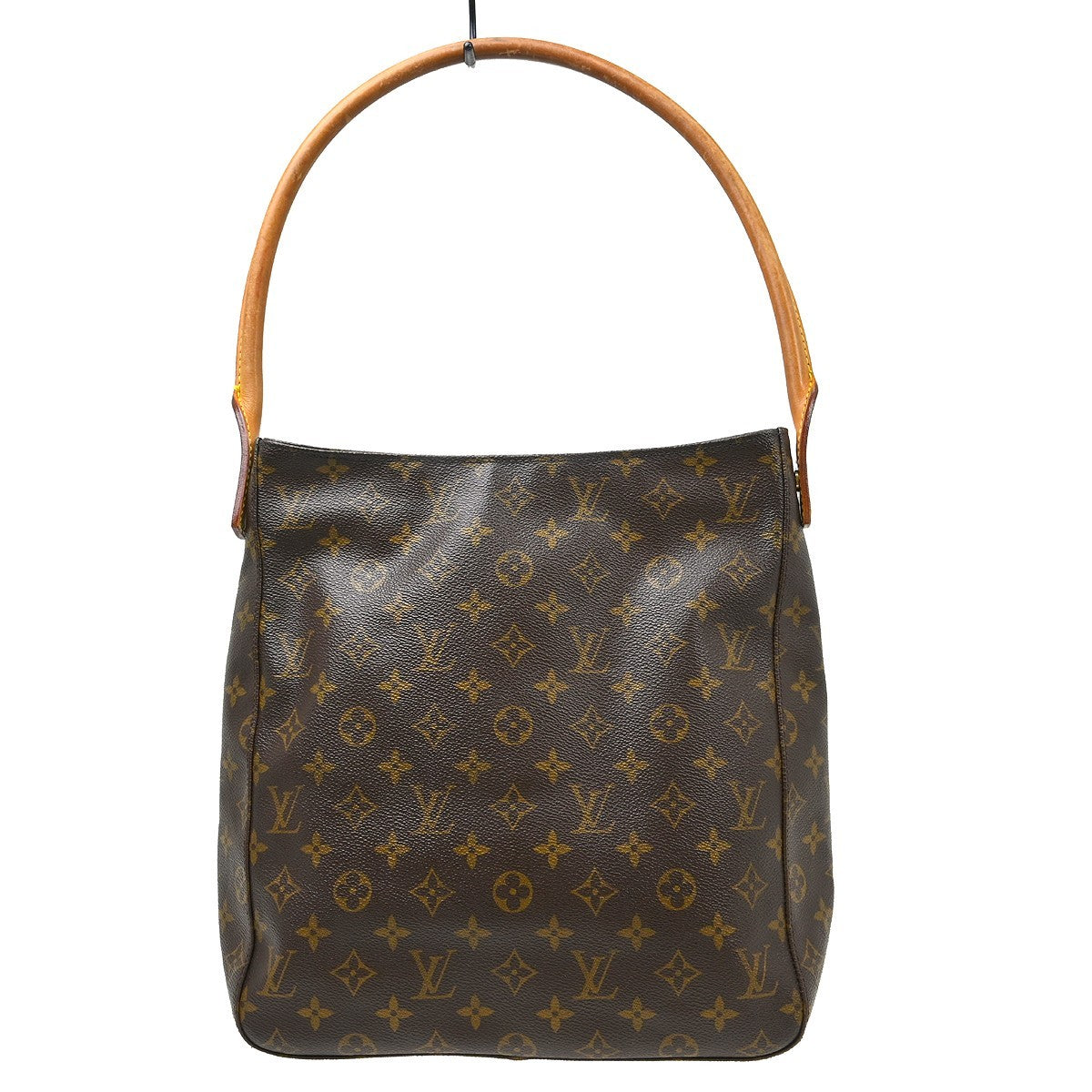 Louis Vuitton Monogram Looping Handbag Monogram Canvas Brown Canvas Shoulder Bag Bag (Pre-Owned)