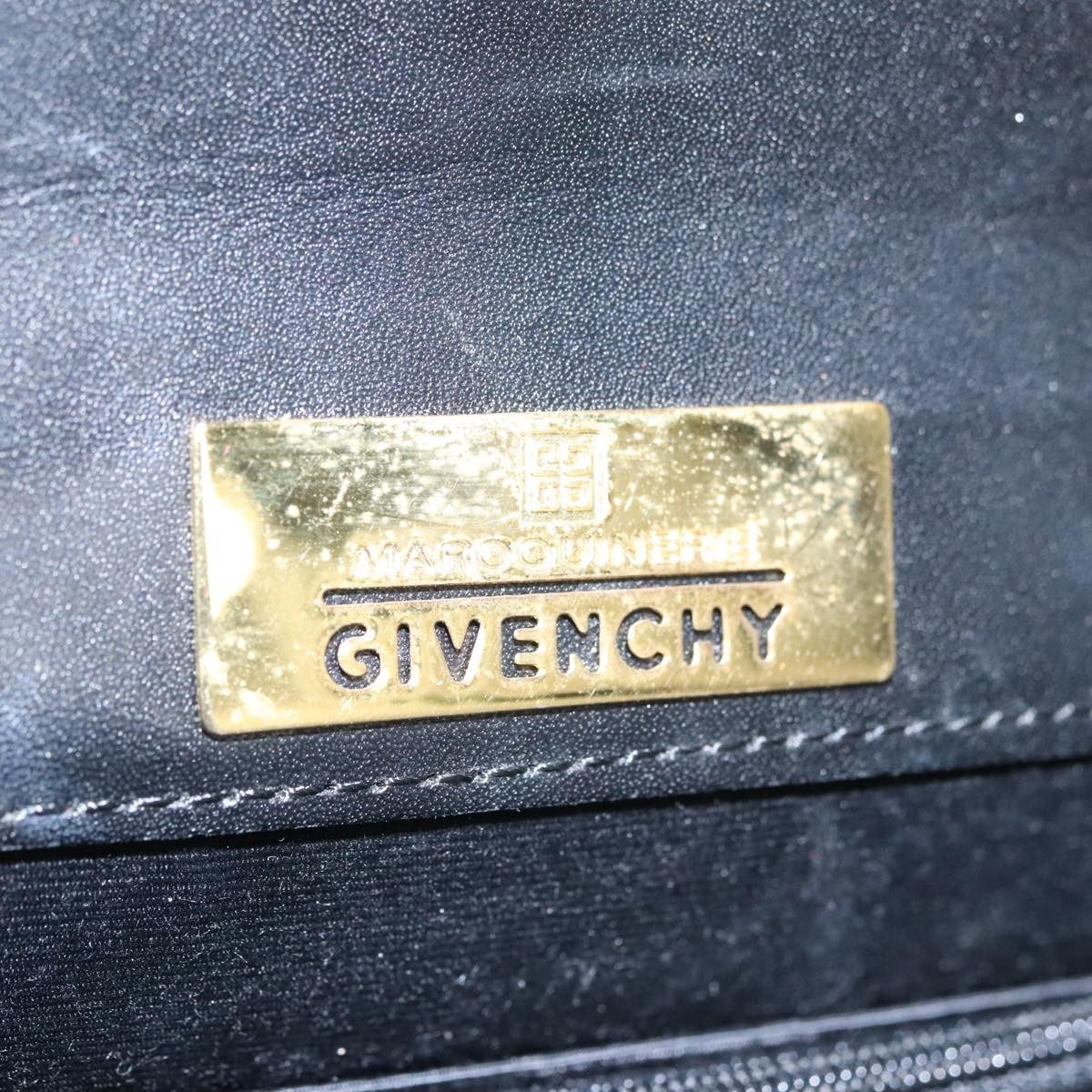 Givenchy Vintage 4G Handbag Leather Black Leather Handbag (Pre-Owned)