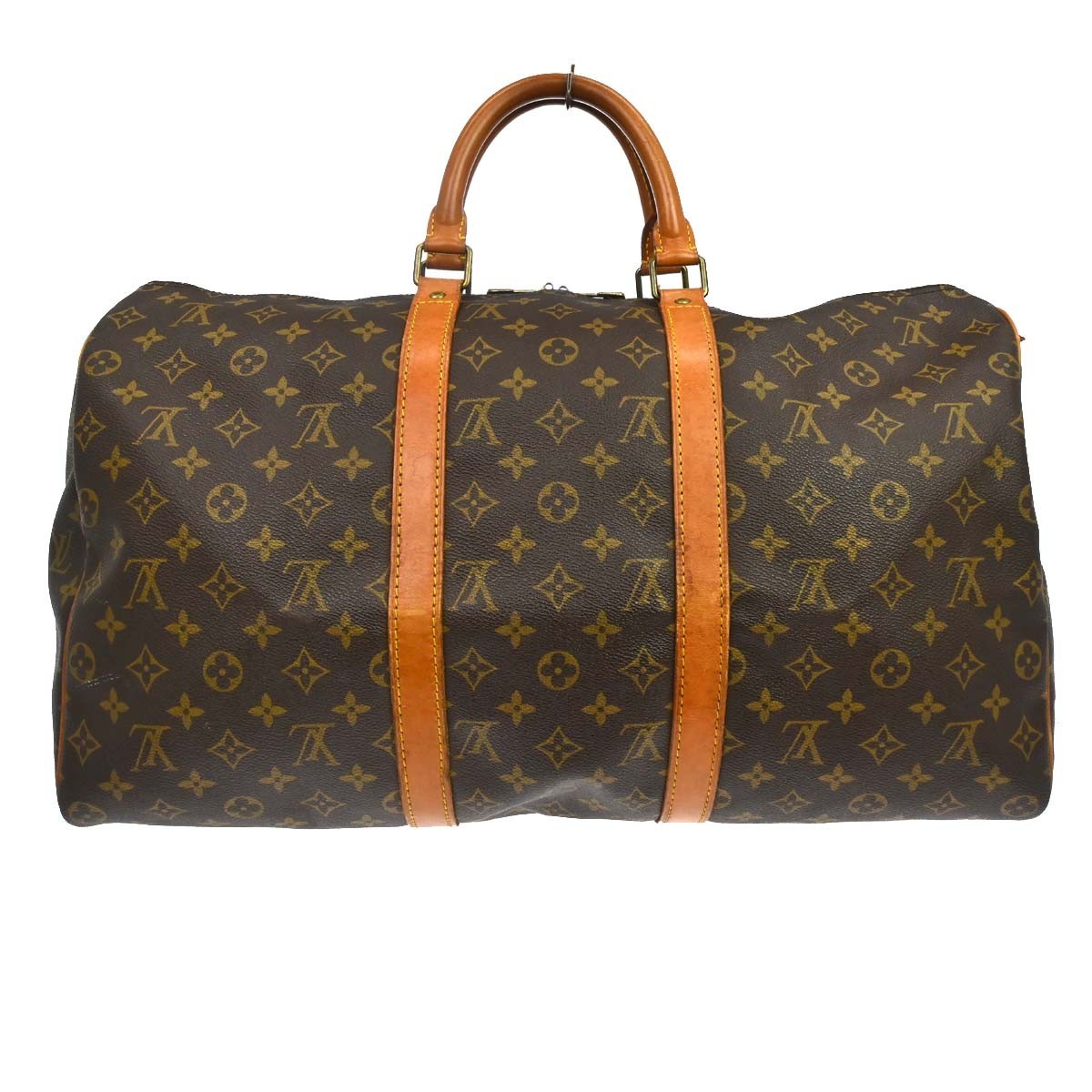 Louis Vuitton Keepall Bag Monogram Canvas Brown Canvas Travel Bag Bag (Pre-Owned)