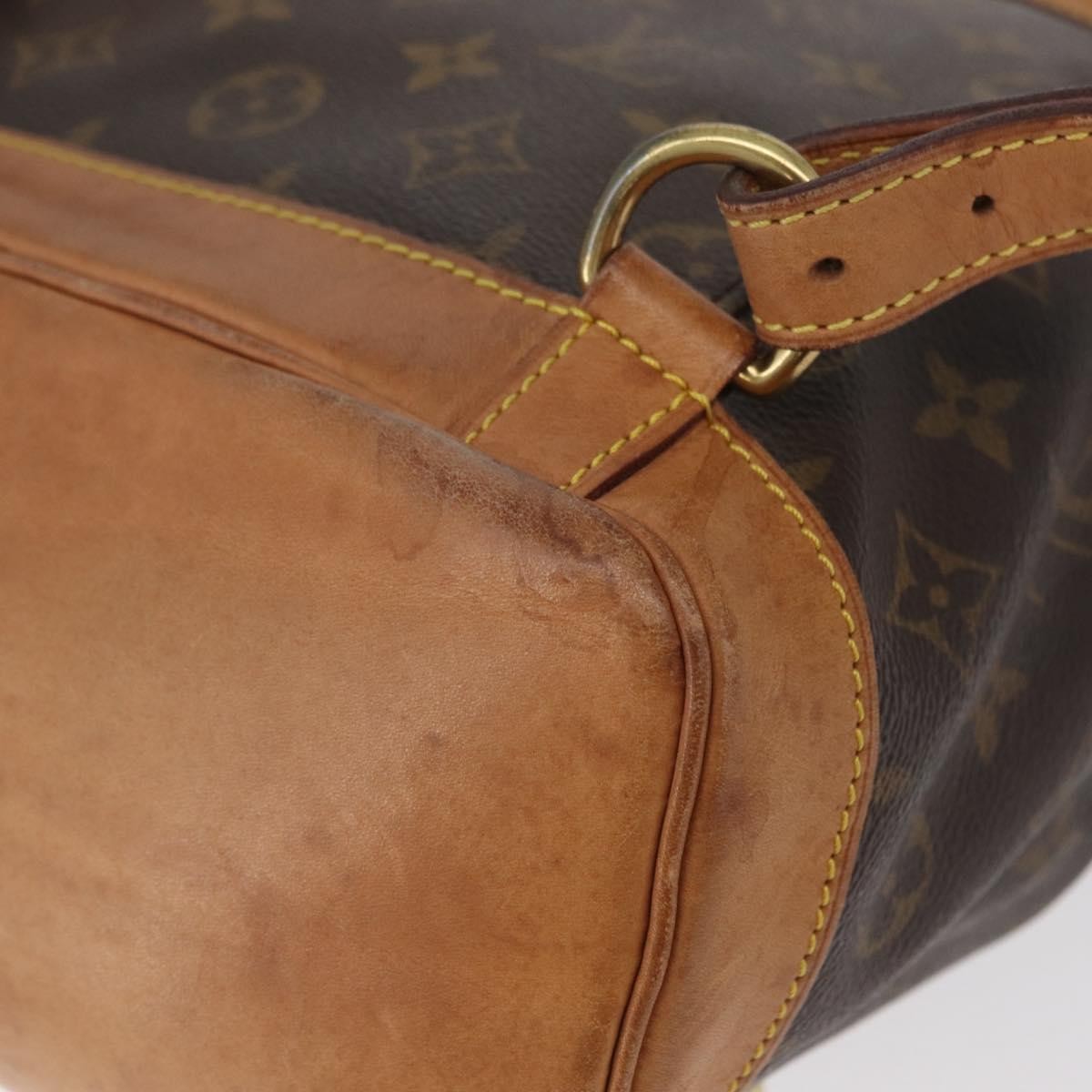 Louis Vuitton Vintage Montsouris Backpack Monogram Canvas Brown Canvas Backpack Bag (Pre-Owned)