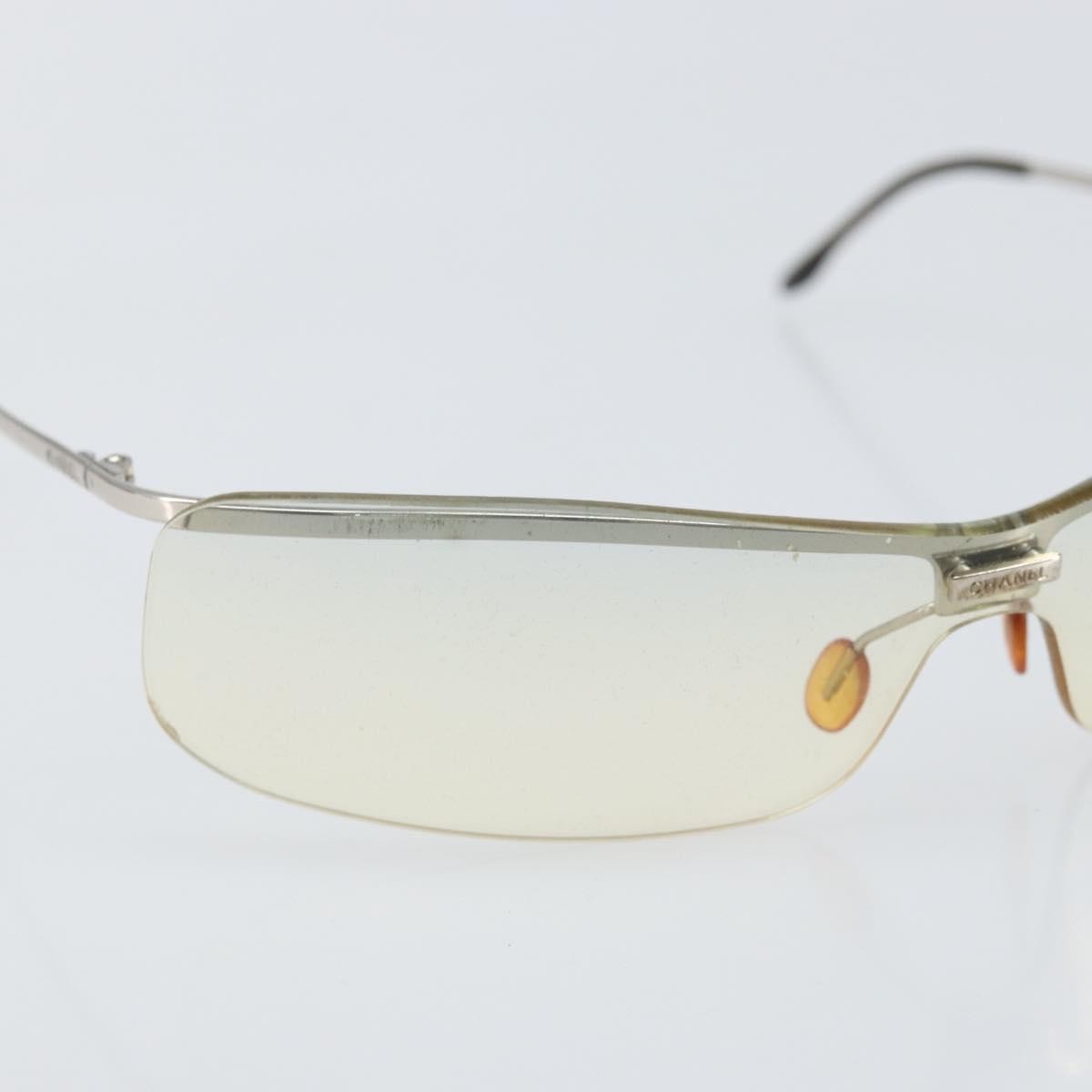 Chanel Logo Cc Sunglasses Metal Silver Metal Sunglasse Accessory (Pre-Owned)