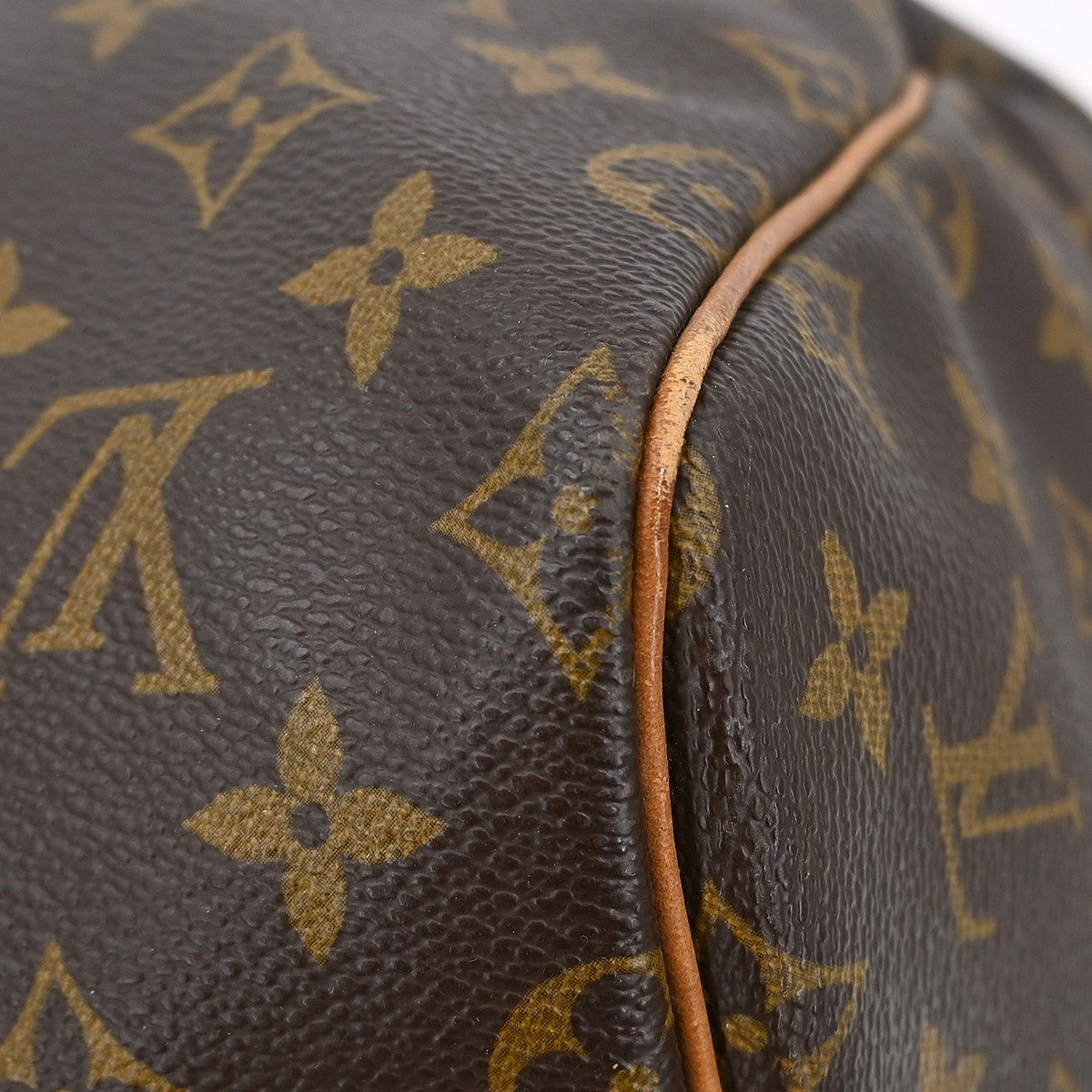Louis Vuitton Keepall Bag Monogram Canvas Brown Canvas Travel Bag Bag (Pre-Owned)