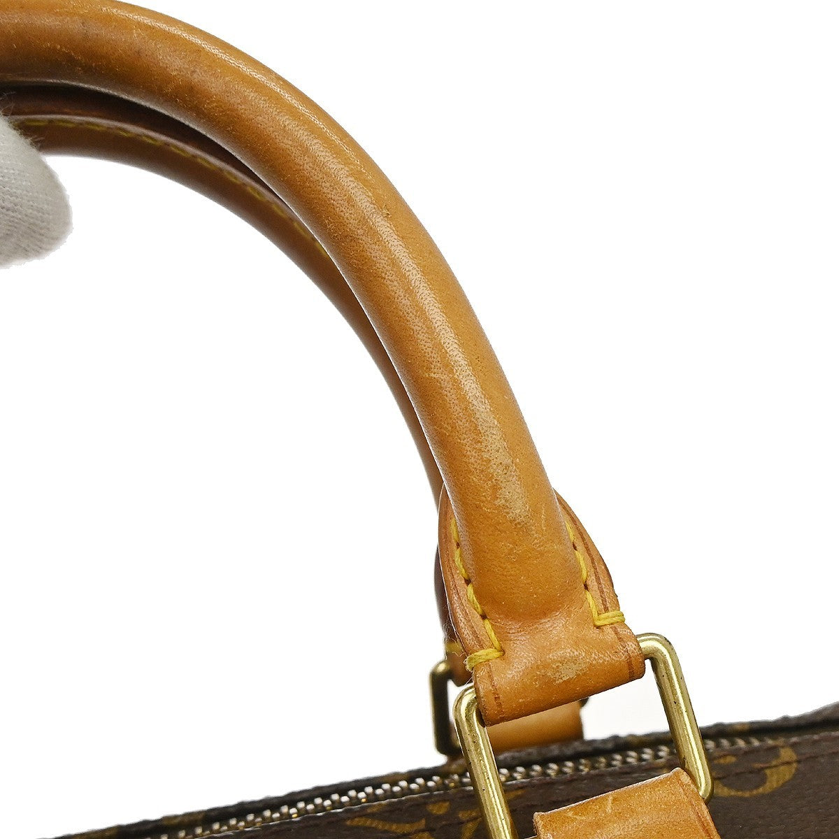 Louis Vuitton Speedy Handbag Monogram Canvas Brown Canvas Handbag (Pre-Owned)