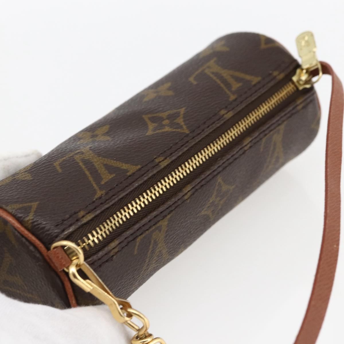 Louis Vuitton Papillon Pochette Monogram Canvas Brown Canvas Clutche & Pouche Bag (Pre-Owned)