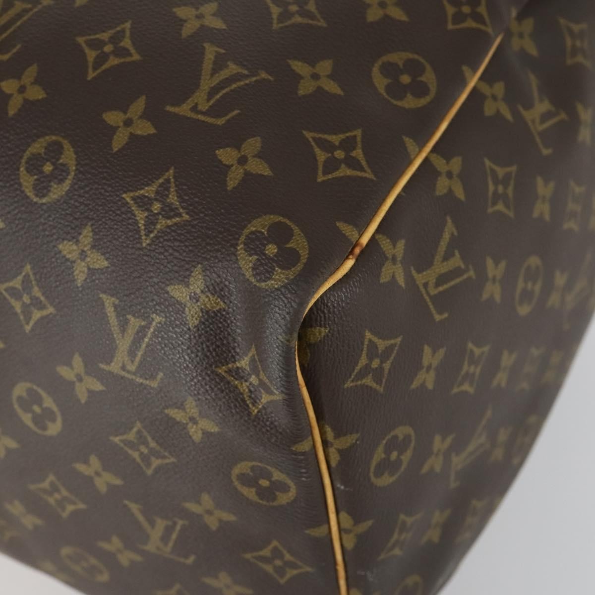Louis Vuitton Keepall Bag Monogram Canvas Brown Canvas Travel Bag Bag (Pre-Owned)