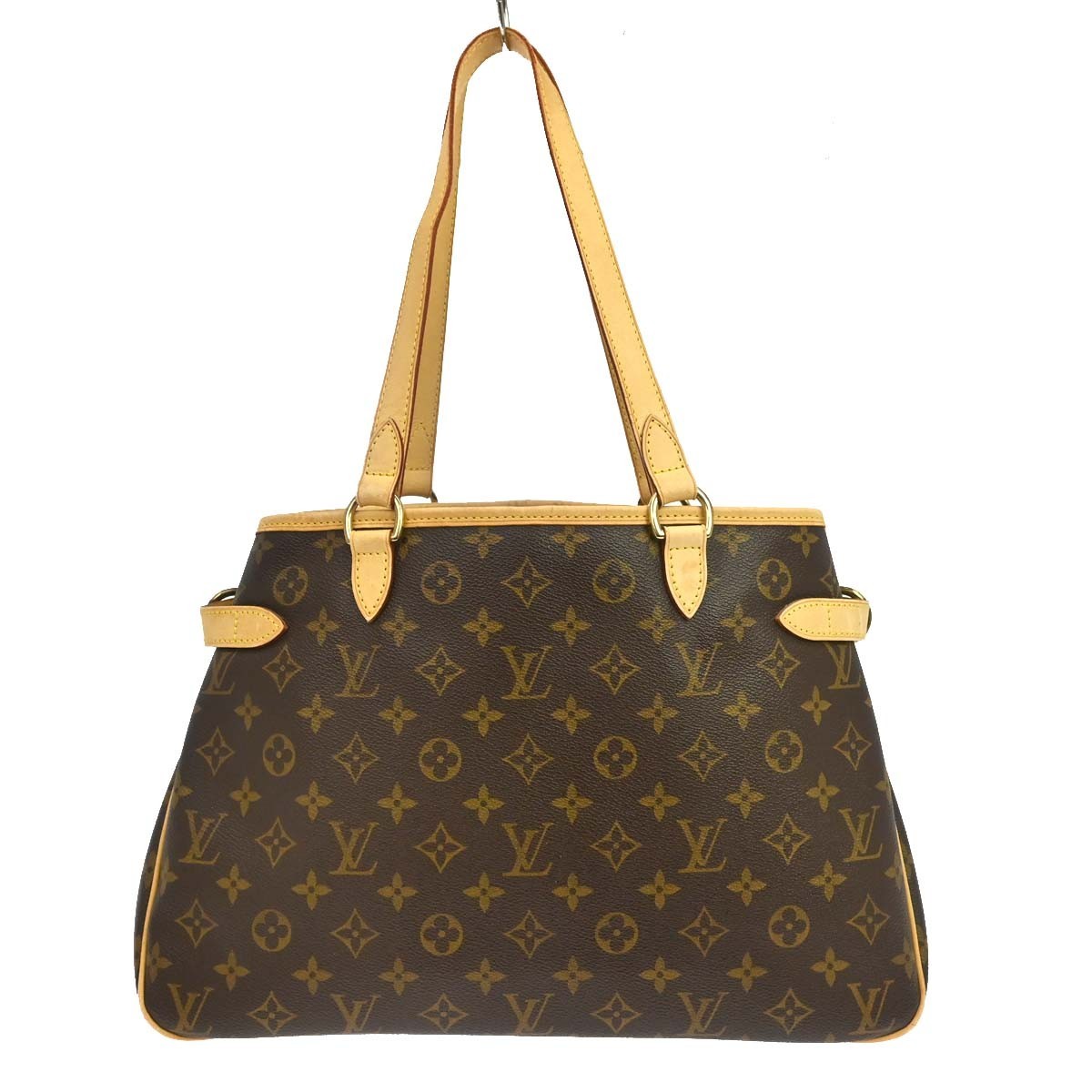 Louis Vuitton Batignolles Handbag Monogram Canvas Brown Canvas Tote Bag Bag (Pre-Owned)