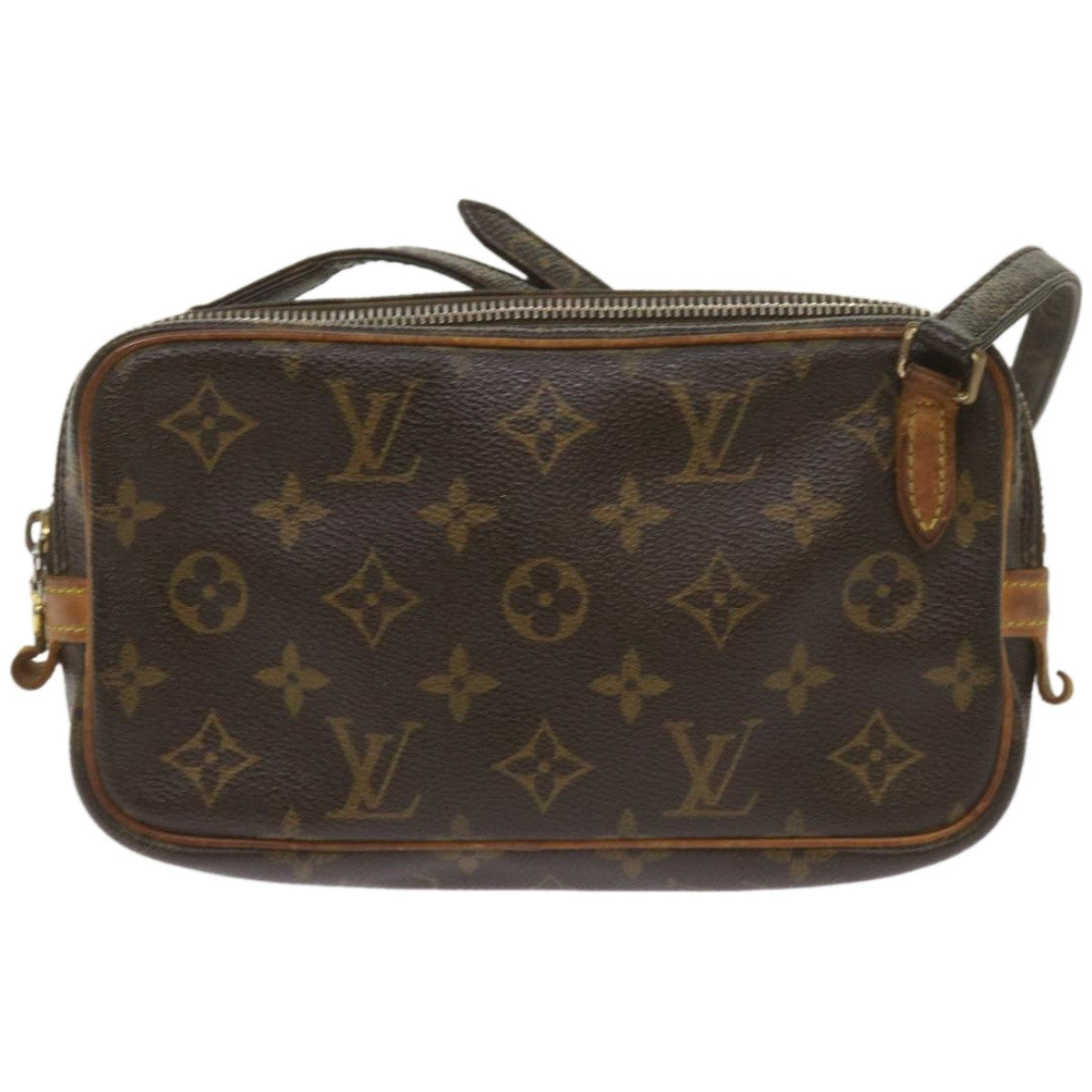 Louis Vuitton Pochette Marly Bandouliere Bag Monogram Canvas Brown Canvas Shoulder Bag Bag (Pre-Owned)