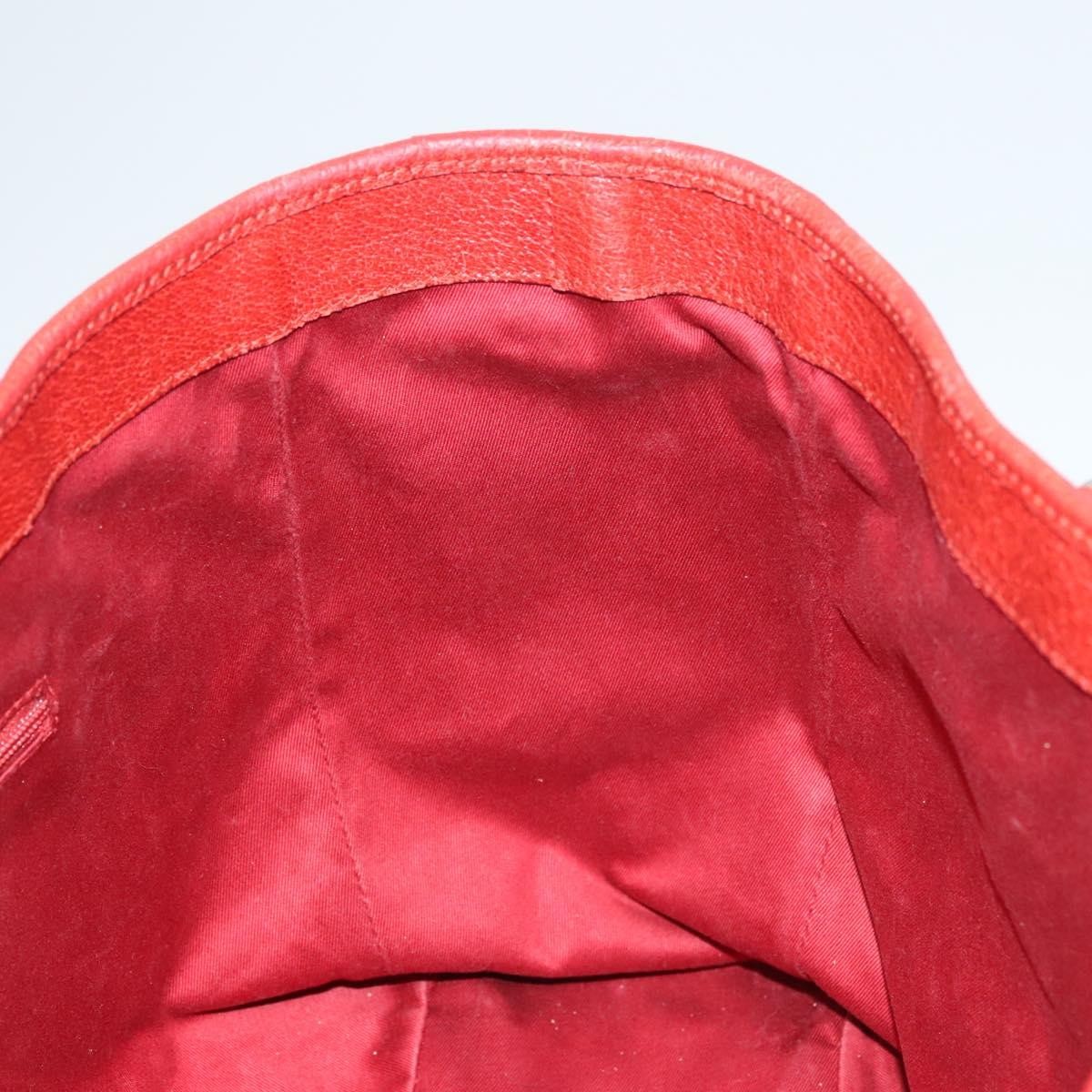 Gucci Vintage Open Tote Gg Canvas Red Canvas Tote Bag Bag (Pre-Owned)