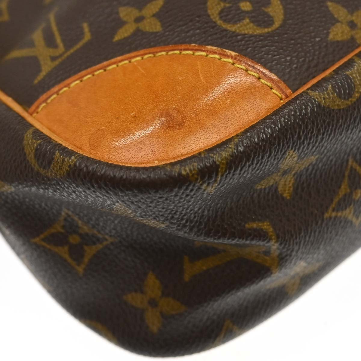 Louis Vuitton Danube Handbag Monogram Canvas Brown Canvas Shoulder Bag Bag (Pre-Owned)