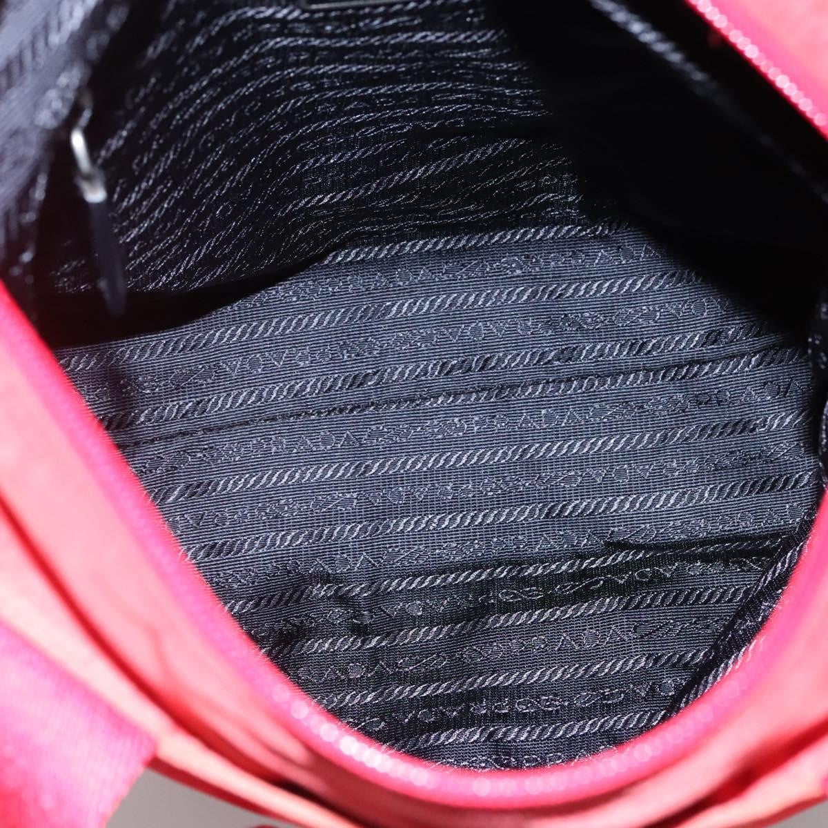 Prada Vintage Zip Tote Tessuto Red Nylon Tote Bag Bag (Pre-Owned)