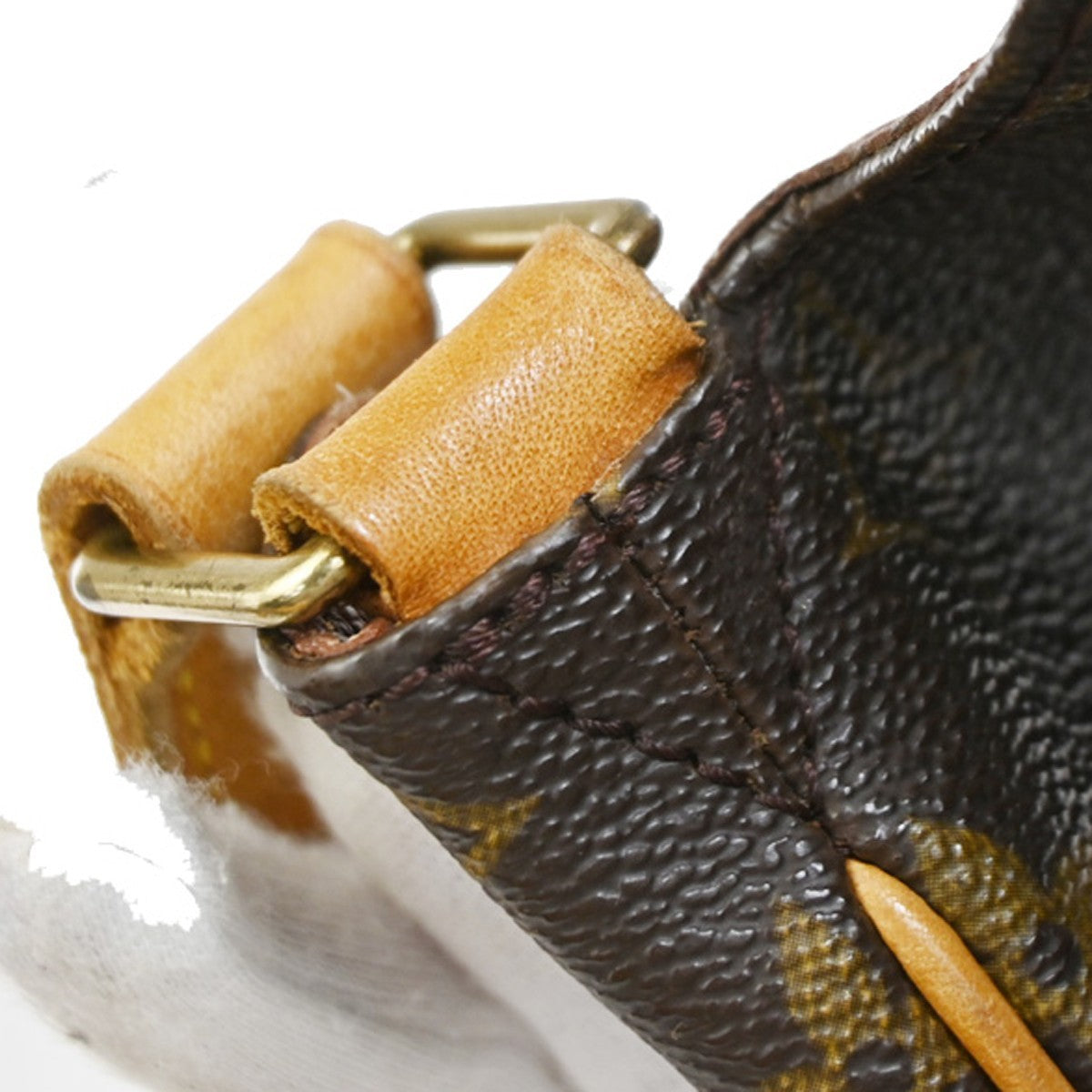 Louis Vuitton Musette Salsa Handbag Monogram Canvas Brown Canvas Shoulder Bag Bag (Pre-Owned)