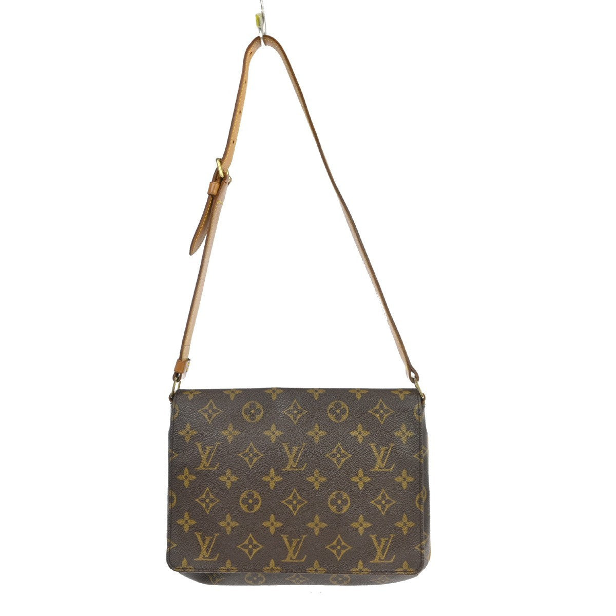 Louis Vuitton Musette Tango Handbag Monogram Canvas Brown Canvas Shoulder Bag Bag (Pre-Owned)