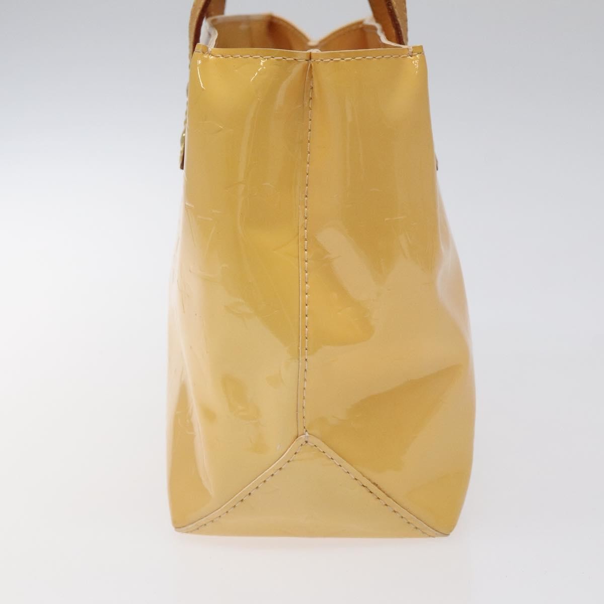 Louis Vuitton Reade Handbag Monogram Vernis Beige Patent_Leather Handbag (Pre-Owned)