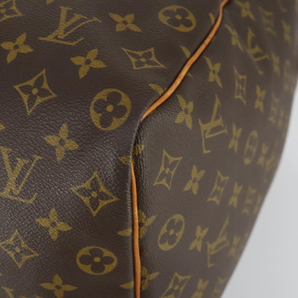 Louis Vuitton Keepall Bag Monogram Canvas Brown Canvas Travel Bag Bag (Pre-Owned)